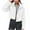 White, variant on Herrnalise Jackets For Women Fashion Zipper Coat Long Jacket Winter Long Sleeve Short Down Cotton Shackets For Women 2024 fall White,S