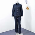 thumbnail image 2 of Classic Dark Denim Pants and Shirt Set (S, Blue), 2 of 6