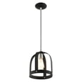 thumbnail image 4 of 49642-14 Livex Lighting Stoneridge - 1 Light Mini Pendant in Industrial Style - 8.5 Inches wide by 16 Inches high     -Traditional Installation, 4 of 9