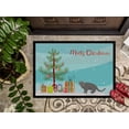 thumbnail image 3 of Carolines Treasures CK4582MAT 18 x 27 in. Chartreux No.1 Cat Merry Christmas Indoor or Outdoor Mat, 3 of 4