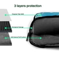 thumbnail image 4 of Lsque Heart Shaped Cloud Pattern Laptop Bag – Portable & Slim Single-Shoulder Computer Case with Adjustable Strap, Protective, Lightweight for 13”/14”/15.6” Laptops, 4 of 8