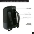 thumbnail image 6 of (5 pack) Titan by Arctic Zone 24 Can, 16 Quart Welded Cooler Backpack with Waterproof Exterior, Black, 6 of 16