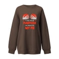 thumbnail image 3 of Blusa de manga larga suelta con estampado de moda para mujer, blusas informales con cuello redondo, sudaderas con capucha Pompotops FGAJ4600, 3 of 4