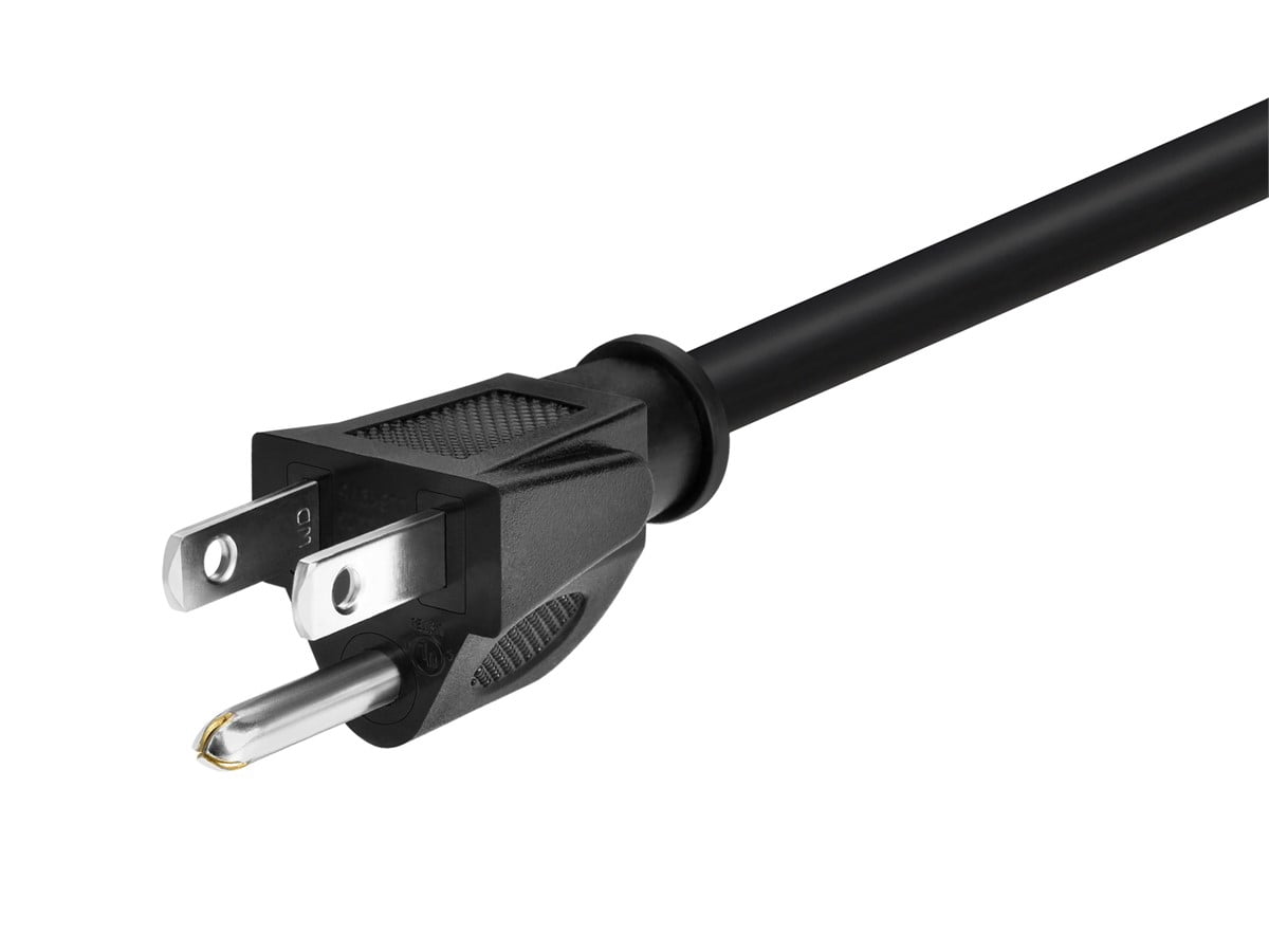 Monoprice 10ft 14AWG Right Angle Power Cord Cable w/ 3 Conductor PC Power Connector Socket 7685