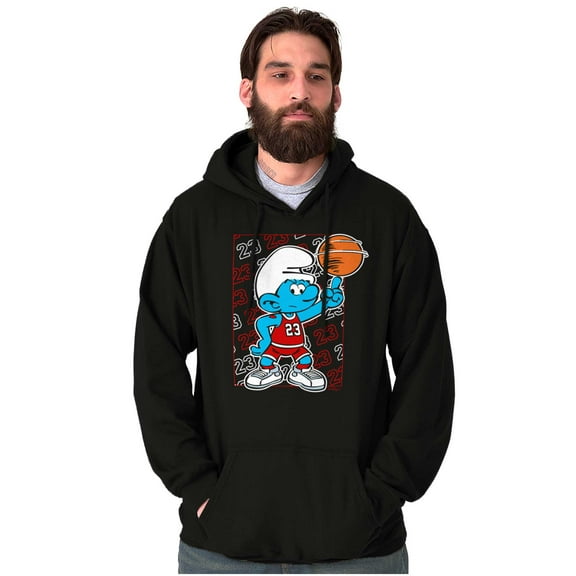 The Smurfs Athlete Basketball Player Hoodie Sweatshirt Women Men Brisco Brands L