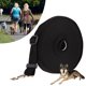 thumbnail image 2 of Collar de entrenamiento para mascotas de 10 m, correa para caminar, collar de arnés, cuerda líder, negro Tmvgtek Para estrenar, 2 of 6