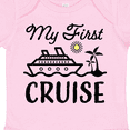 thumbnail image 4 of Inktastic My First Cruise with Cruise Ship and Palm Trees Boys or Girls Baby Bodysuit, 4 of 5