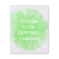 thumbnail image 6 of Inspirational Wall Art Optimistic Feels Better Motivation Wall Decor for Home Office Gym Inspiring Success Quote Print Ready to Hang Unframed, 6 of 13