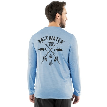 GH by Guy Harvey Men s Performance Long Sleeve Fishing Shirt Sizes:S-3XL