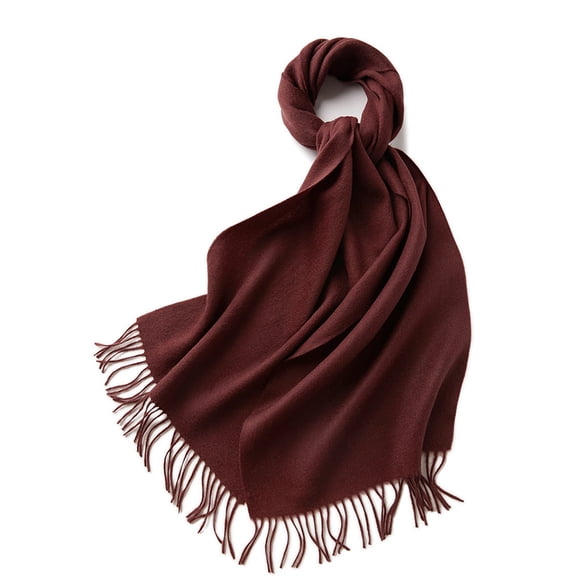 Minnieouse Bufanda unisex versátil de tela y transpirable para la comodidad del invierno Bufandas de punto fino de invierno Accesorios de disfraces rojo púrpura