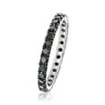 thumbnail image 5 of Ross-Simons 2.00 ct. t.w. Black Diamond Eternity Band in 14kt White Gold, Women's, Adult, 5 of 5