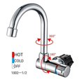 thumbnail image 2 of Foldable Kitchen Faucet 360 Dgree Rotation Sink Water Tap Single Handle Cold Hot Water Mixer Faucet For Rv Boat, 2 of 5