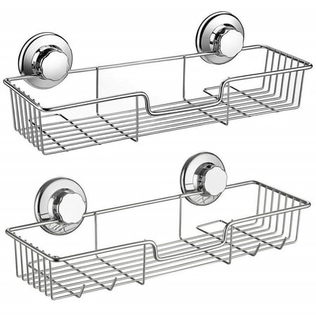 Set Of 2 Shower Caddy Strong Suction Cup Bathroom Cads Set Of 2 Shower Caddy Strong Suction Cup Bathroom Cads Bath Shelf Storage