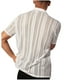 thumbnail image 4 of pstuiky Camisas de manga corta para hombre, Blusas y camisas de cuello redondo de manga corta informales de color liso para hombre camisetas de hombre xxl, 4 of 7