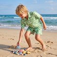 thumbnail image 2 of NIPAXO Boys 2-Piece Shorts Set, Short Sleeve Graphic Tee & Shorts, Nautical Viking Style, Breathable Summer Casual Outfit for Kids, 2 of 6