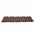 thumbnail image 2 of Safari Floor Pillow Lounger Cover, Animal Skin Stripes in Diamond Pattern Native Art, Nap Mat Printed Fabric Case for 5 Pillows, 88" x 27", Red and Brown, by Ambesonne, 2 of 5