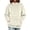 Beige, variant on Fall Plus Size Fashion Womens Solid Casual Long Sleeve Ladies Loose Hooded Sweatshirts Blouse