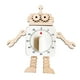 thumbnail image 5 of Juegos de mesa de madera para actividades Temporizador de robot y emparejamiento de animales y botón, 5 of 9