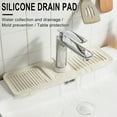 thumbnail image 3 of Wovilon Faucet Splash Pad Bathroom Kitchen Pad Pad Faucet Bottom Waterproof Thickened Silicone Pad, 3 of 9