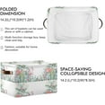thumbnail image 2 of Coolnut Watercolor Palm Flamingo Foldable Canvas Storage Bin, Sturdy Fabric Storage Basket with Handles, Storage Cube Box for Organizing Shelf Nursery Toy Closet 1PCS#1172 Home Decor, 2 of 7