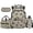 Green Deer Camo, variant on KUIFORTI US Flag Bow Bookbag and Lunch Box Kid Bookbag Set of 4 Boys School Backpack Pencil Bags Water Bottle Sleeve Durable for Elementary Middle School