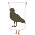 thumbnail image 1 of Black Seagull Animal Portrayal Hand Towel Bath Facecloth Soft Cotton Washcloth, 1 of 4