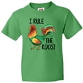 thumbnail image 3 of Inktastic Farmer I Rule the Roost Rooster Youth T-Shirt, 3 of 5