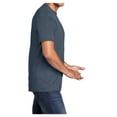 thumbnail image 3 of Mens Core Cotton Male T-Shirts Steel Blue L, 3 of 5