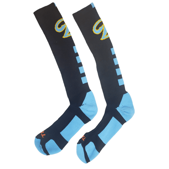 TCK Prosport Performance Men's Multi Sport Tube Socks Black/Blue , Medium