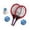 A, variant on WEIOUKC Badminton Set, Light Paddle Ball Tennis Racket Outdoor Games Beach Toy Set