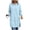 Light Blue, variant on Szhihuiw Hoodies for Women Side Slit Drawstring Long Sleeve Pullover Sweatshirts with Pockets Fall Tops