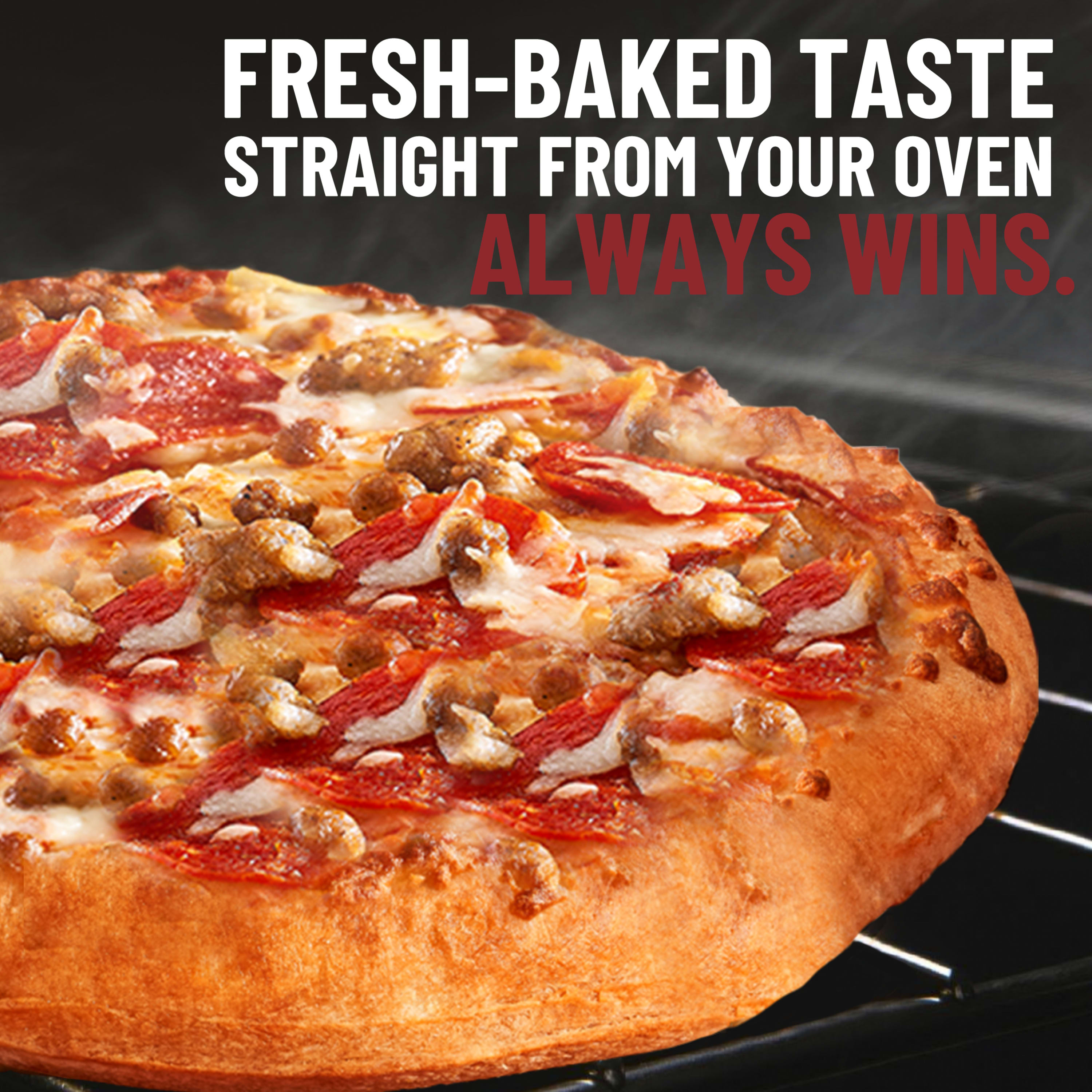 DiGiorno Frozen Pizza, Three Meat Rising Crust Pizza with Marinara Sauce, 29.8 oz (Frozen) - image 3 of 9