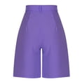 thumbnail image 5 of Shorts for Women,Clearance Women's Summer Casual Shorts High Waist Pocket Solid Shorts Pants, 5 of 5