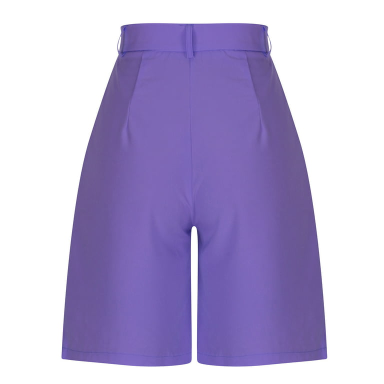 Womens Purple Shorts