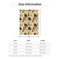 thumbnail image 5 of Gaeub Musical Instruments Print Flannel Throw Blanket, Home Fleece Throw Blanket for Couch or Bed,Decorative Blankets,Lightweight Fuzzy Flannel Blanket-80"x60", 5 of 6