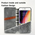 thumbnail image 4 of Dteck Wallet Case for iPhone 7 Plus & iPhone 8 Plus, Premium PU Leather Flip Folio Wallet Case with Card Slot Magnetic Closure Case,Gray, 4 of 8