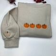 thumbnail image 2 of Pumpkins Fall Embroidered Sweatshirt, 2 of 2