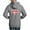 Graphite Gray, variant on - CA(CAN) Canada Hockey Zip Hoodie - Zip Hoodie, Classic Hooded Sweatshirt with Metal Zipper