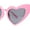 Pink Black, variant on Girls Kids Size Iconic Cat Eye Heart Shape Cutie Sunglasses Pink Black