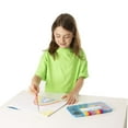 thumbnail image 2 of Melissa & Doug Jumbo Watercolor Set - 8 Colors in Sturdy Flip-Top Case With Deluxe Brush, 2 of 5