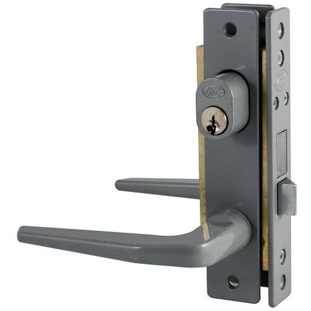 Cerradura Aluminio Lock Basic Doble Color Gris 15CL