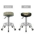 thumbnail image 5 of Zufioo Gothic Winged Skull Print Round Bar Chair Cushion Cover, Elastic Round Stool Protector, Dustproof and Non-slip Bar Kitchen Restaurant Chair Mat-12 inch, 5 of 7
