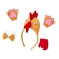 thumbnail image 2 of Set de vestuario de animales de pollo 3d vestirse para la fiesta de cumpleaños de Halloween del festival Marrón, 2 of 8