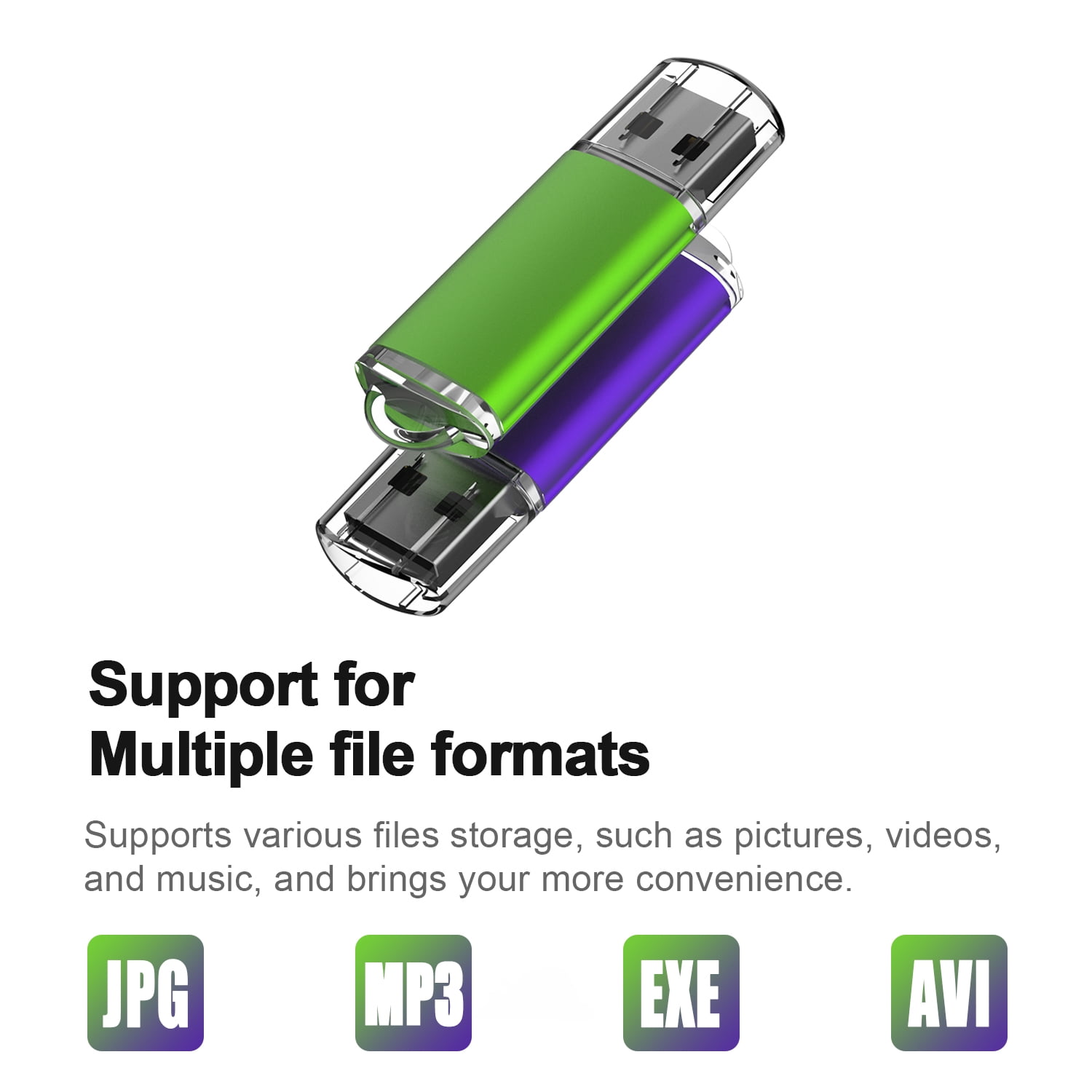 Multicolor 10pack 4 GB USB 2.0 Flash Drives KOOTION Bulk Thumb Drive Memory stick for Laptop PC