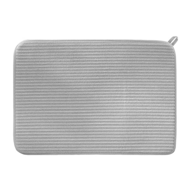 Almohadilla de secado de platos de microfibra, tapete de cocina, tapete escurridor, almohadilla de secado de platos para 45x60cm