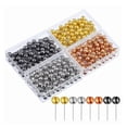 thumbnail image 1 of Fishing Gem Pins with Glass Head Ball Studs Assorted Color for Sewing 4mm, 1 of 3