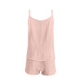 thumbnail image 6 of JFGHDG Womens Pajamas Sets 2 Piece Tie Up Cami and Shorts Sleepwear Y2K Cute Pj Set Pink M, 6 of 6