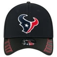 thumbnail image 2 of Men's New Era Navy Houston Texans Visor Hit 39THIRTY Flex Hat, 2 of 5