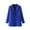 Blue, variant on Meichang Business Blazers for Women Fall Long Length Sleeves Jacket Elegant Lapel Open Front Blazer Solid Double Button Outwear