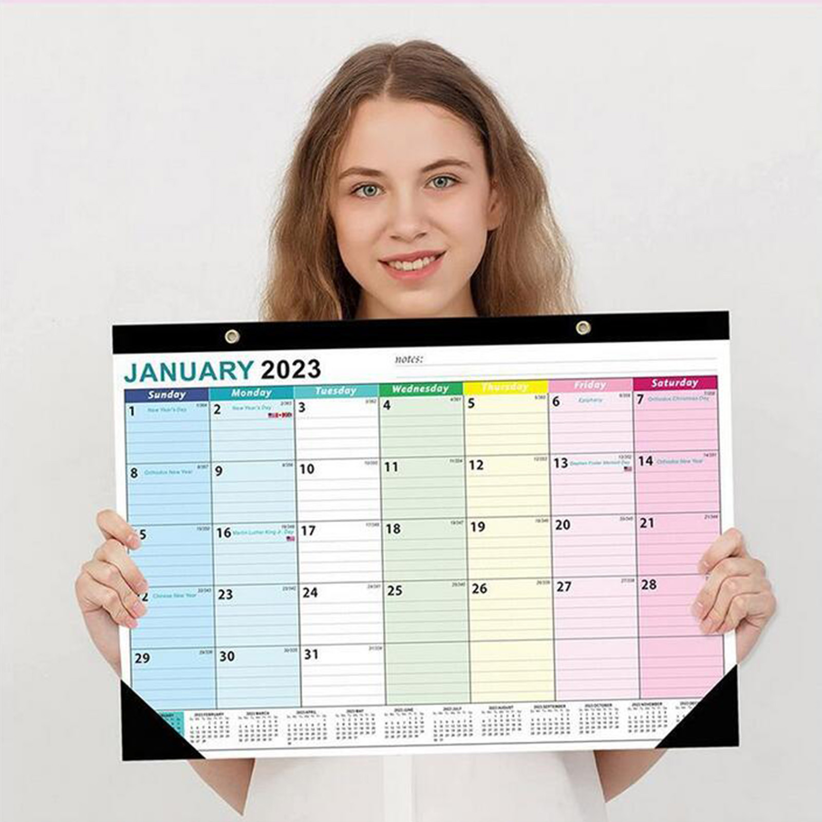 Clearance!Holloyiver Desk Calendar 2023-2024 Large 17 Clearance!Holloyiver Desk Calendar 2023-2024 Large 17